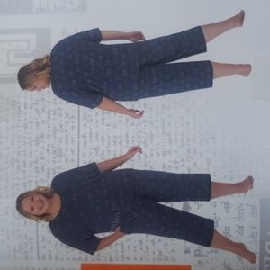 Harry Potter 2 piece capri pajama set new XXL